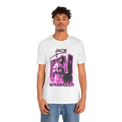 Jack Wrangler (Gay Adult Film Legend/Graphic with Vintage Print Effect)