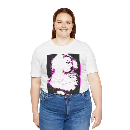 Divine (Replica 80's Promo tee with Vintage Pink Punk Trash Effect)
