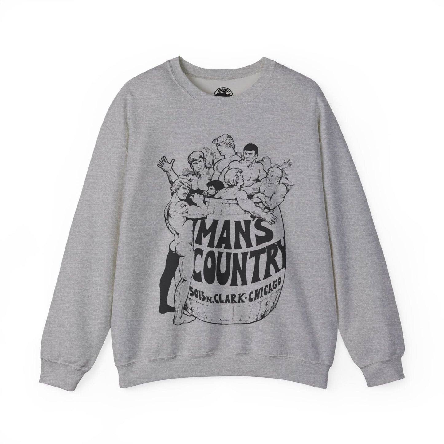 Man's Country Sweatshirt (Chicago Bathhouse 1973-2017)