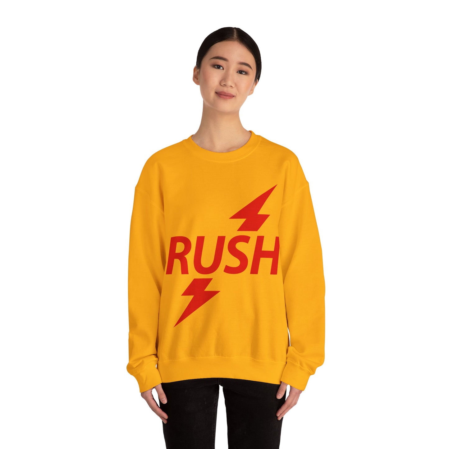 Rush Poppers Sweatshirt (Logo with Vintage Print Effect)