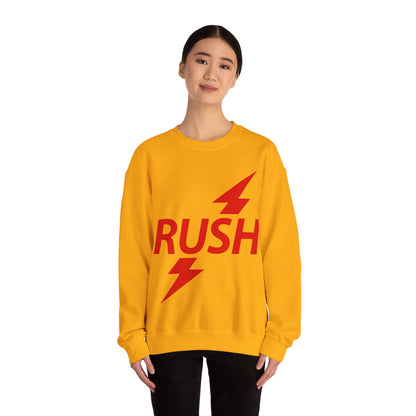Rush Poppers Sweatshirt (Logo with Vintage Print Effect)