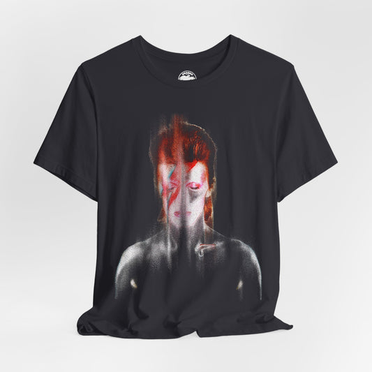 David Bowie (Aladdin Sane Imaage with Dust Effect/Ziggy stardust shirt/David Bowie Shirt)