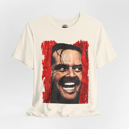 The Shining (Oversized Jack Nicholson Face with 80's Print Effect/Here’s Johnny)