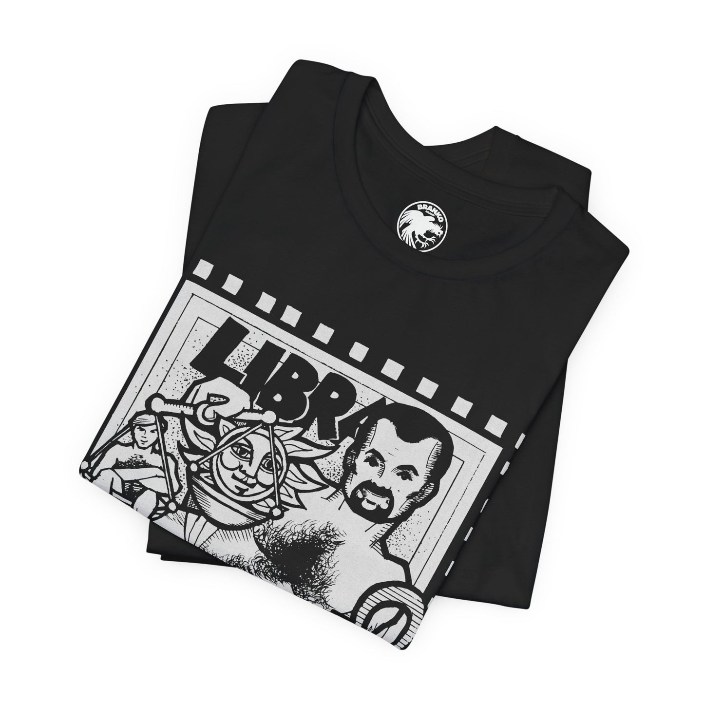Libra (Replica 1977 Febe's Leather Bar Promo Tee/Gay Astrology)