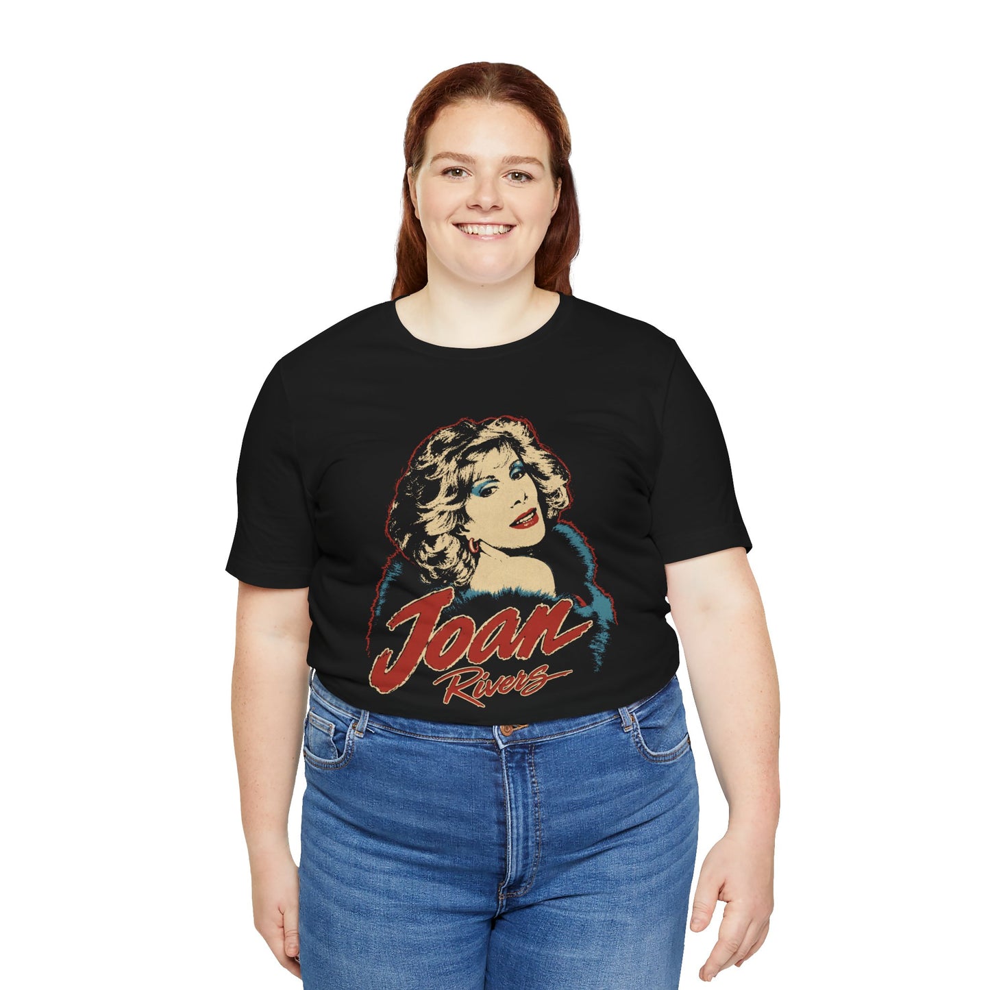 Joan Rivers (80's Rock Tee Style Graphic)