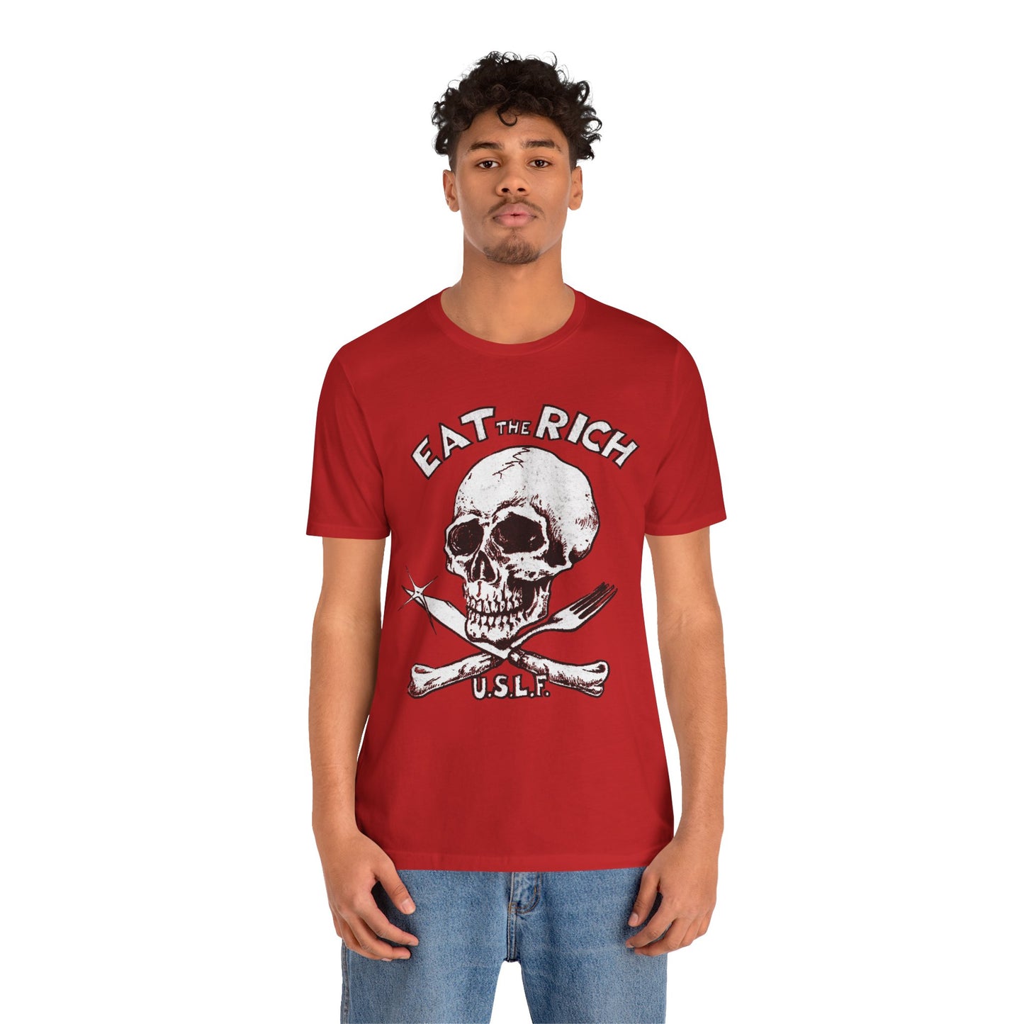 Eat the Rich (Replica U.S.L.F. Shirt/Patti Smith Eat the Rich Shirt)