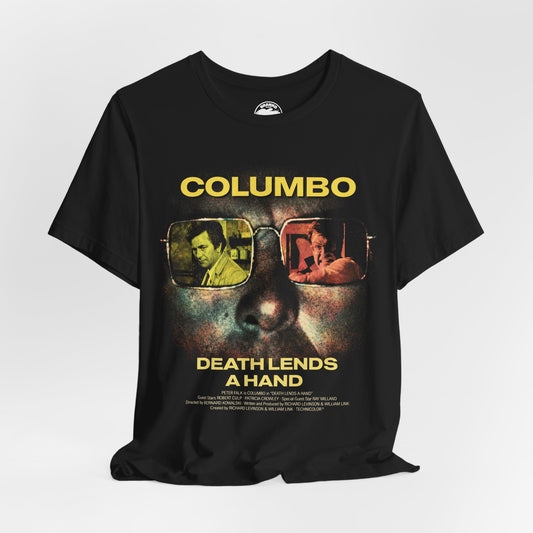 Columbo (Death Lends a Hand/Large Graphic with Vintage Print Effect/Robert Culp/Peter Falk)