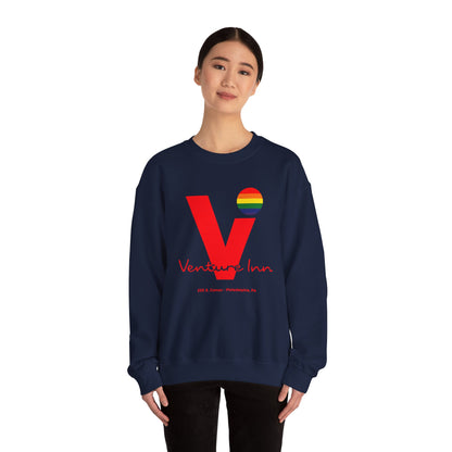 Venture Inn Sweatshirt (Philadelphia Gay Bar/1973-2016/90's Logo with Vintage Print Effect)