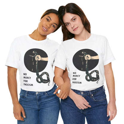 No Mercy For Fascism (Vintage Style Resistance Tee/Early 20th Century/Antifa)