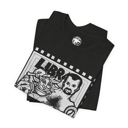 Libra (Replica 1977 Febe's Leather Bar Promo Tee/Gay Astrology)