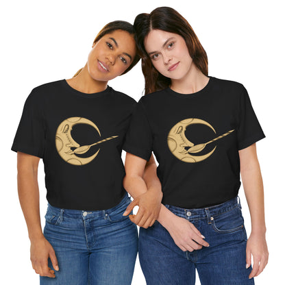 The Moon and the Spoon (Studio 54 Artwork/Graphic with Vintage Print Effect)