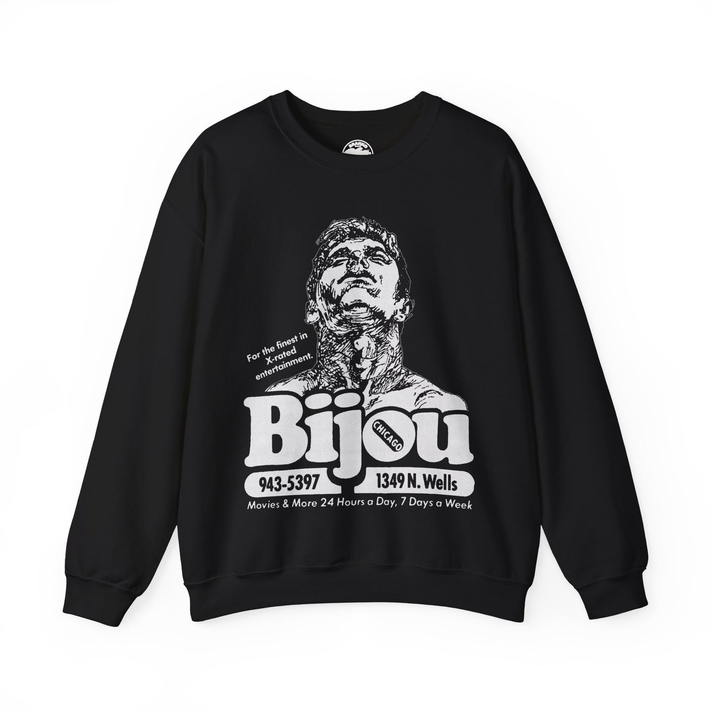 Bijou Theater Chicago Sweatshirt (Chicago Gay Porno Theater/1970-2015)