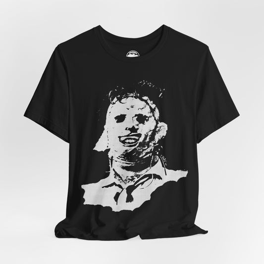 Leatherface (1985 Illustration by Guy Juke/Texas Chainsaw Massacre Shirt)