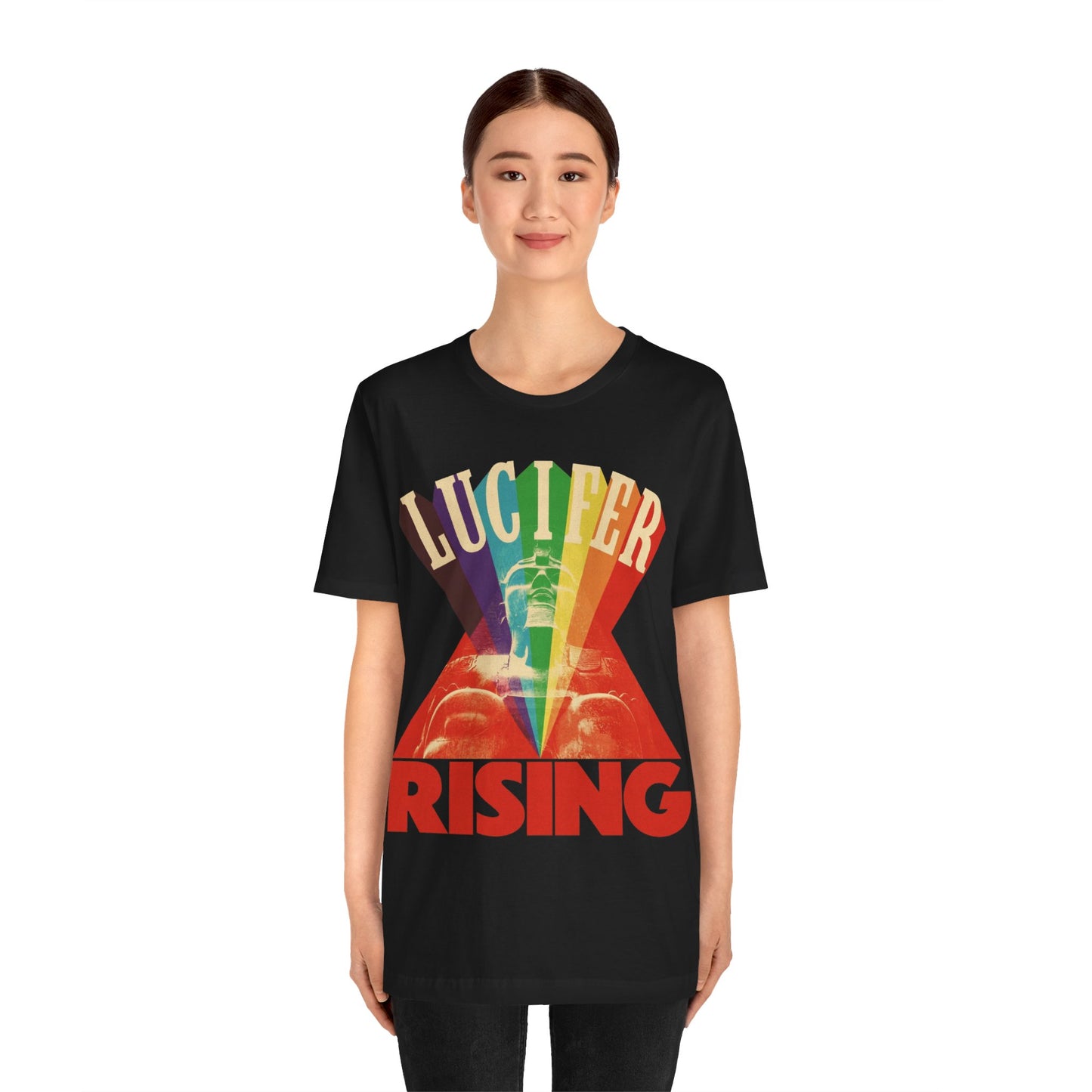 Lucifer Rising (Oversized Graphic with Vintage Print Effect/Kenneth Anger Shirt)