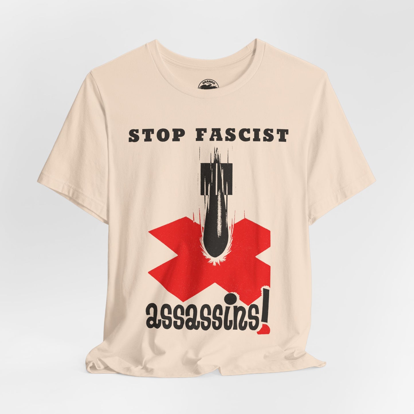 Stop Fascist Assassins! (World War II Anti-Fascist Poster)