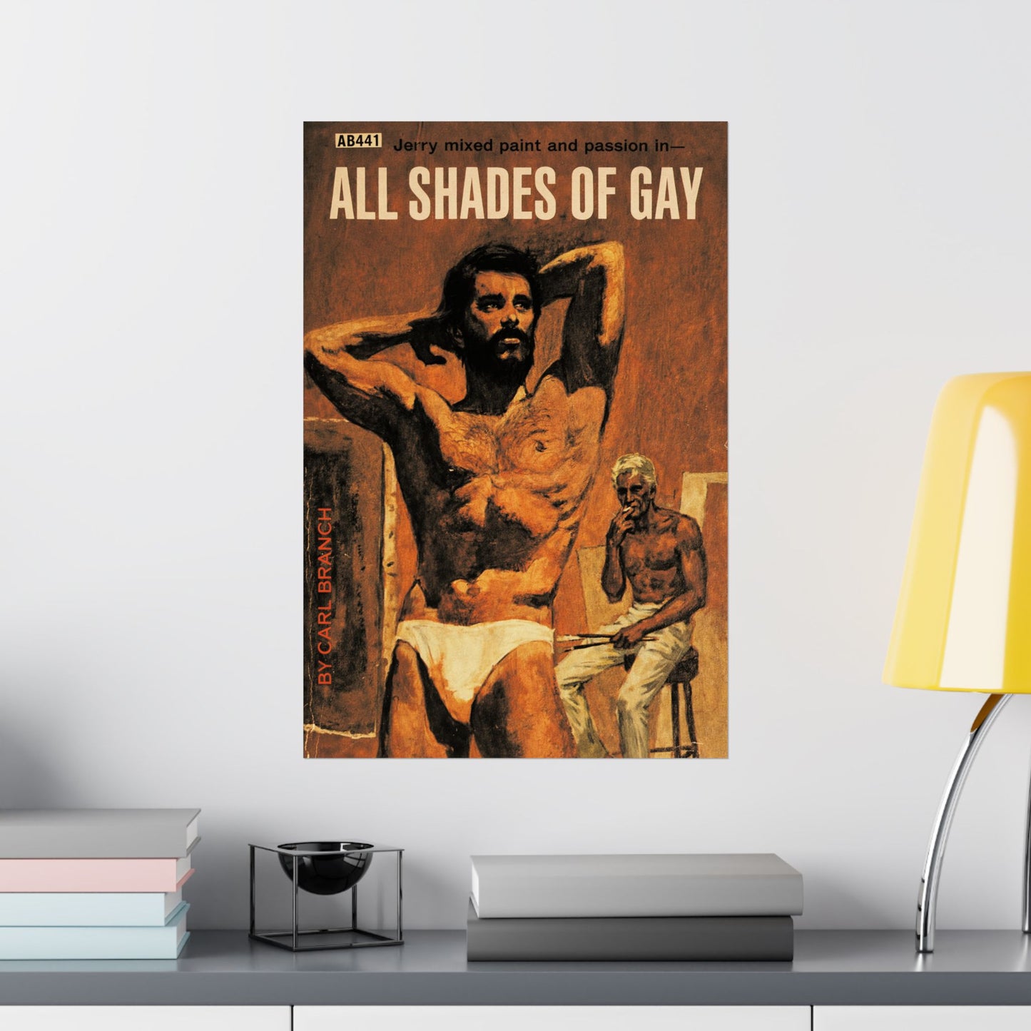 All Shades of Gay (60's Gay Pulp Novel Art Poster)