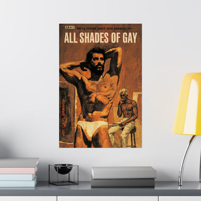 All Shades of Gay (60's Gay Pulp Novel Art Poster)