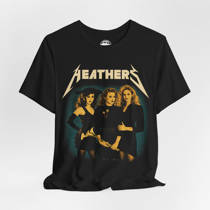 Heathers (Metal Tee Edition/Heathers Graphic with Vintage Metal Vibe)