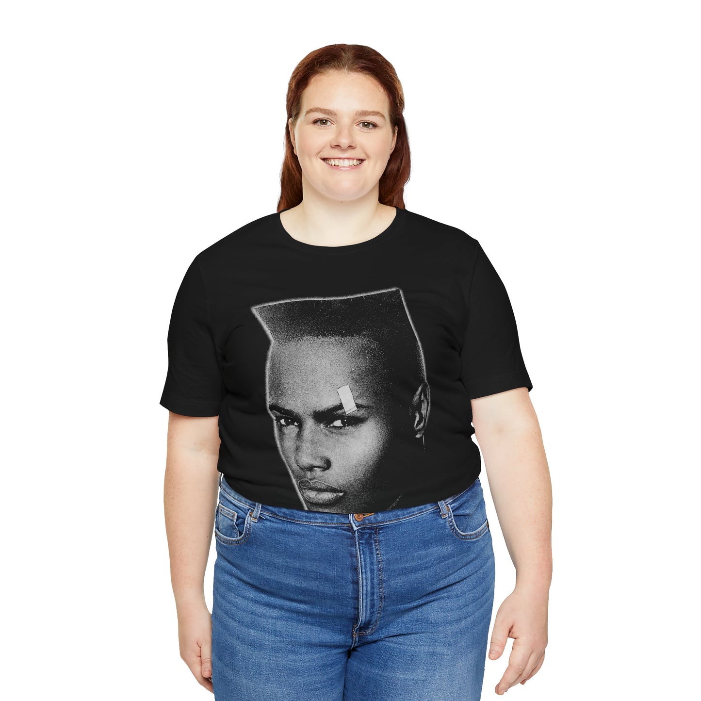 Grace Jones (Oversized Living My Life Image with Vintage Print Effect)
