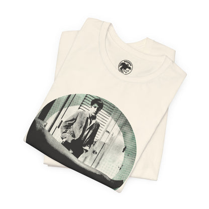 The Graduate (Mod Circle Graphic with Vintage Print Effect/Dustin Hoffman/Anne Bancroft/Mrs. Robinson)