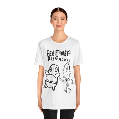 Pee Wee's Playhouse (Replica 80's Fan Club Shirt/Pee Wee Herman and Chairry/Gary Panter)