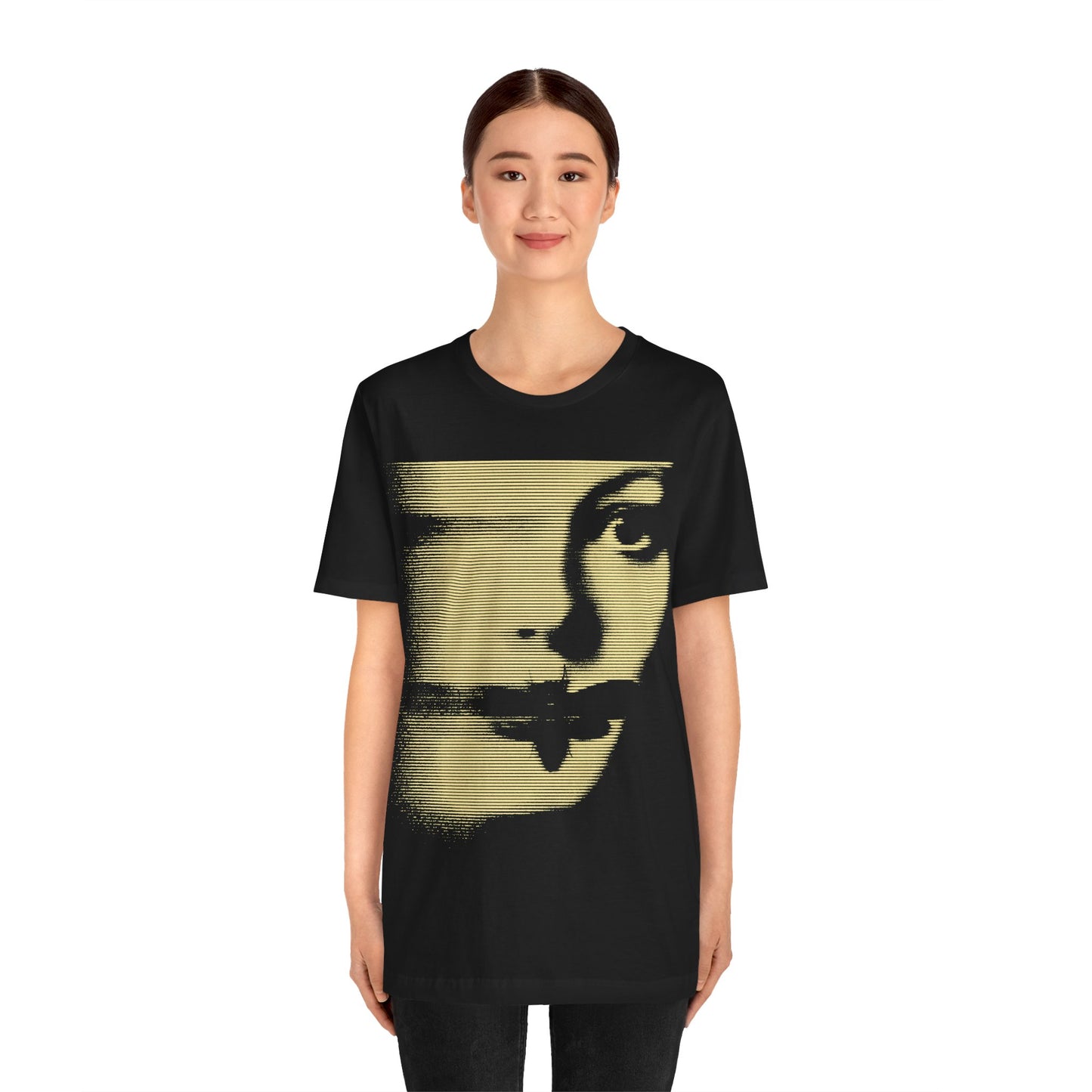 Silence of the Lambs (Large Graphic with Vintage Line Print Effect/Jodie Foster Shirt)
