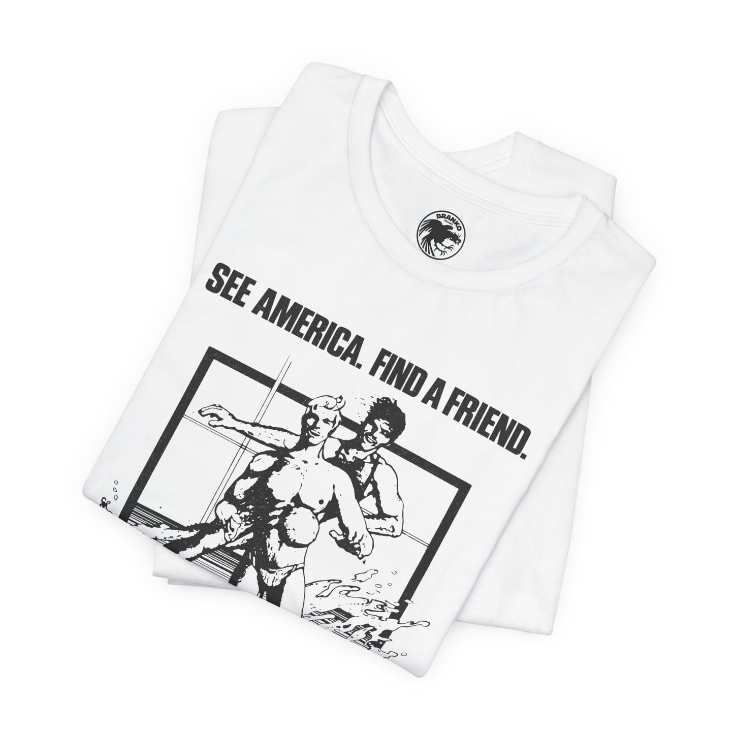 1981 Bob Damron’s Address Book (Replica Promo Shirt/See America. Find a Friend.)