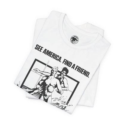 1981 Bob Damron’s Address Book (Replica Promo Shirt/See America. Find a Friend.)