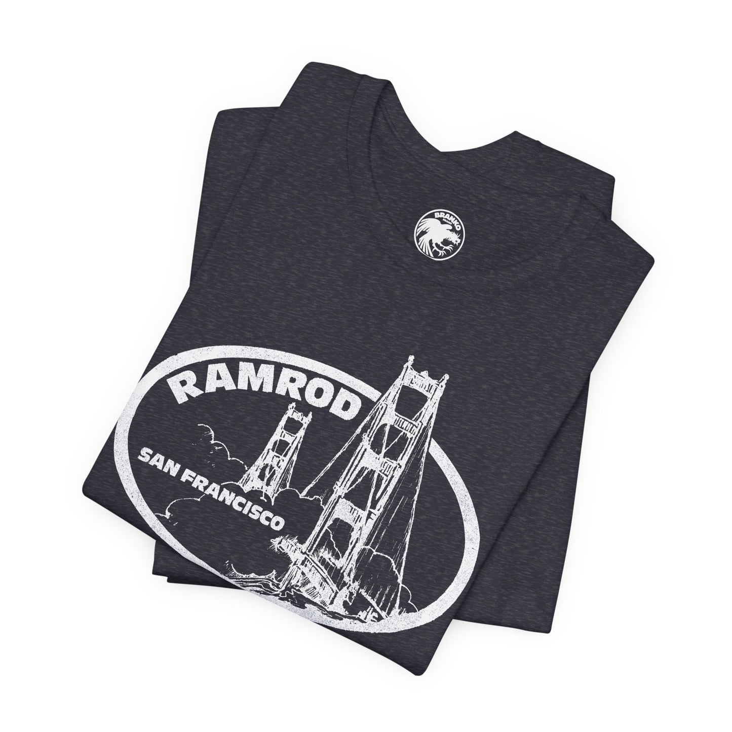 Ramrod San Francisco (San Francisco Leather & Cowboy Bar 1968-1983/Replica Promo Tee with Vintage Grunge Effect)