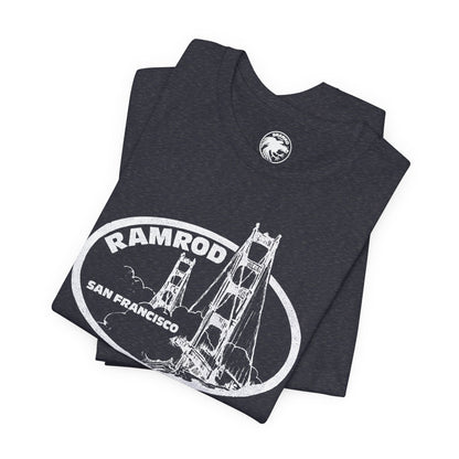 Ramrod San Francisco (San Francisco Leather & Cowboy Bar 1968-1983/Replica Promo Tee with Vintage Grunge Effect)