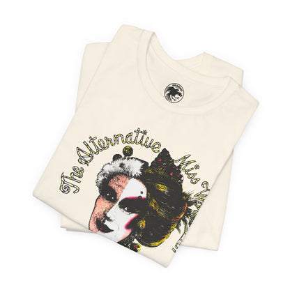 Alternative Miss World (Replica 1981 Souvenir Tee with Vintage Print Effect)