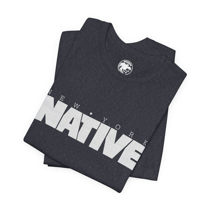 New York Native (Replica Promo T-Shirt with Vintage Print Effect/New York Gay Newspaper)