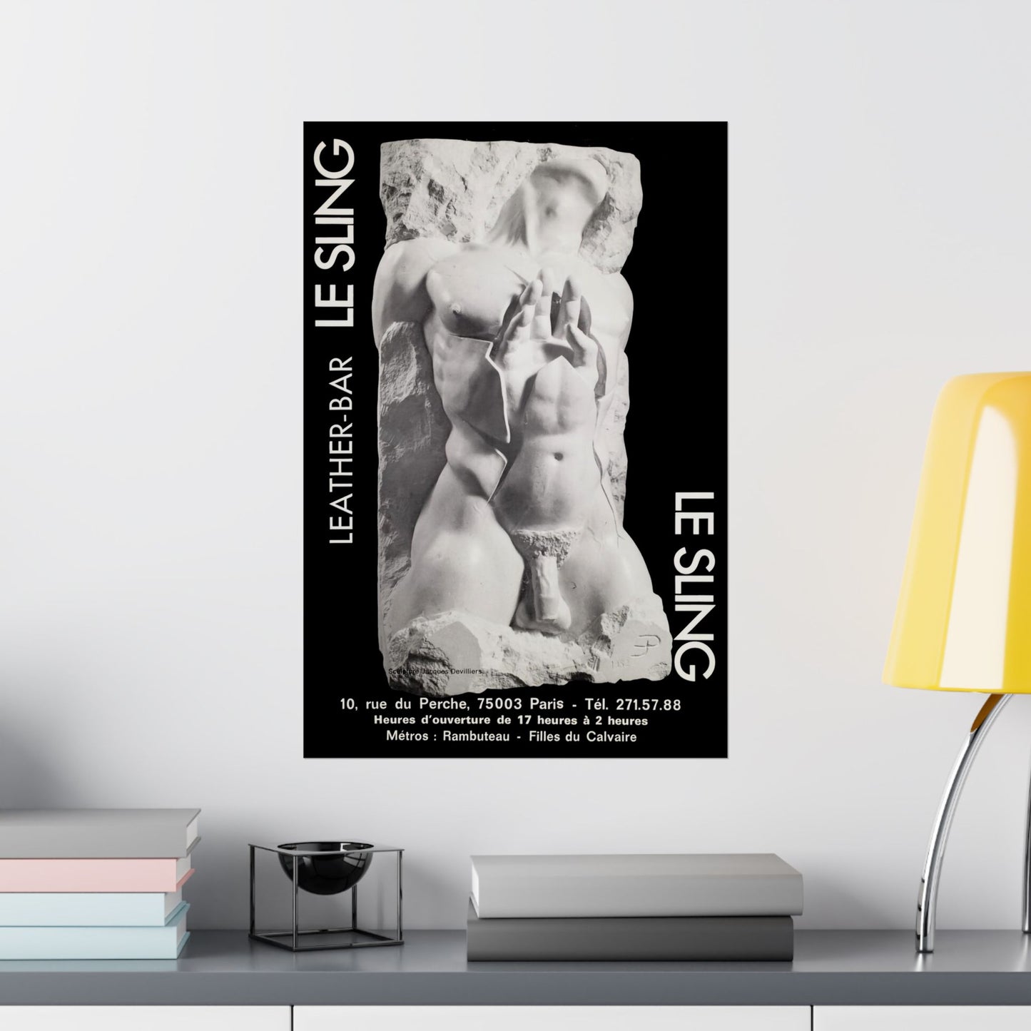 Le Sling Paris Poster (Paris Leather Bar)