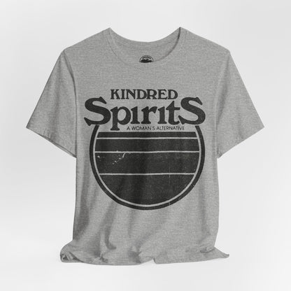Kindred Spirits (Houston Lesbian Bar/1980-1989/Logo with Vintage Print Effect)