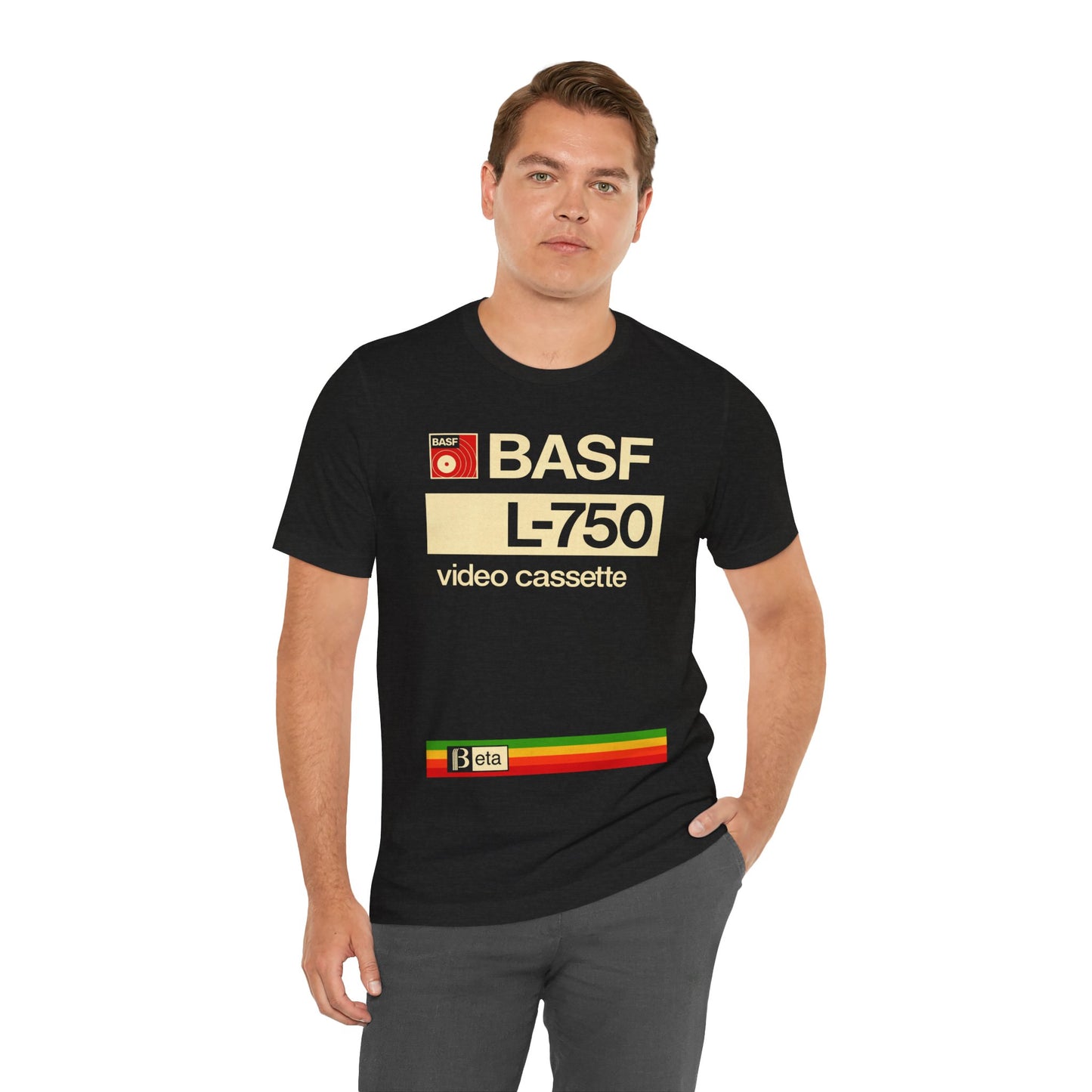 BASF Video Cassette (Beta Logo T-Shirt/80's Throwback Tee)