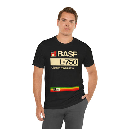 BASF Video Cassette (Beta Logo T-Shirt/80's Throwback Tee)