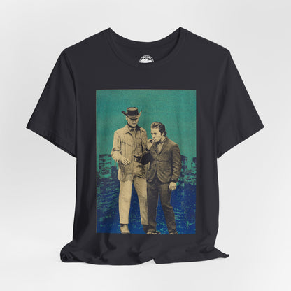 Midnight Cowboy (Graphic with Vintage Print Effect/Joe Buck and Ratso Rizzo/Midnight Cowboy Shirt)