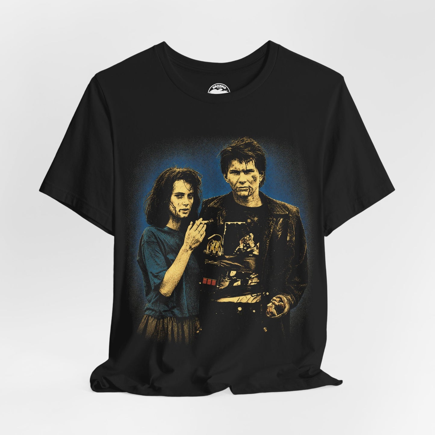 Heathers (Veronica and J.D. Graphic with 90's Rock Tee Effect)