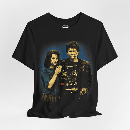 Heathers (Veronica and J.D. Graphic with 90's Rock Tee Effect)