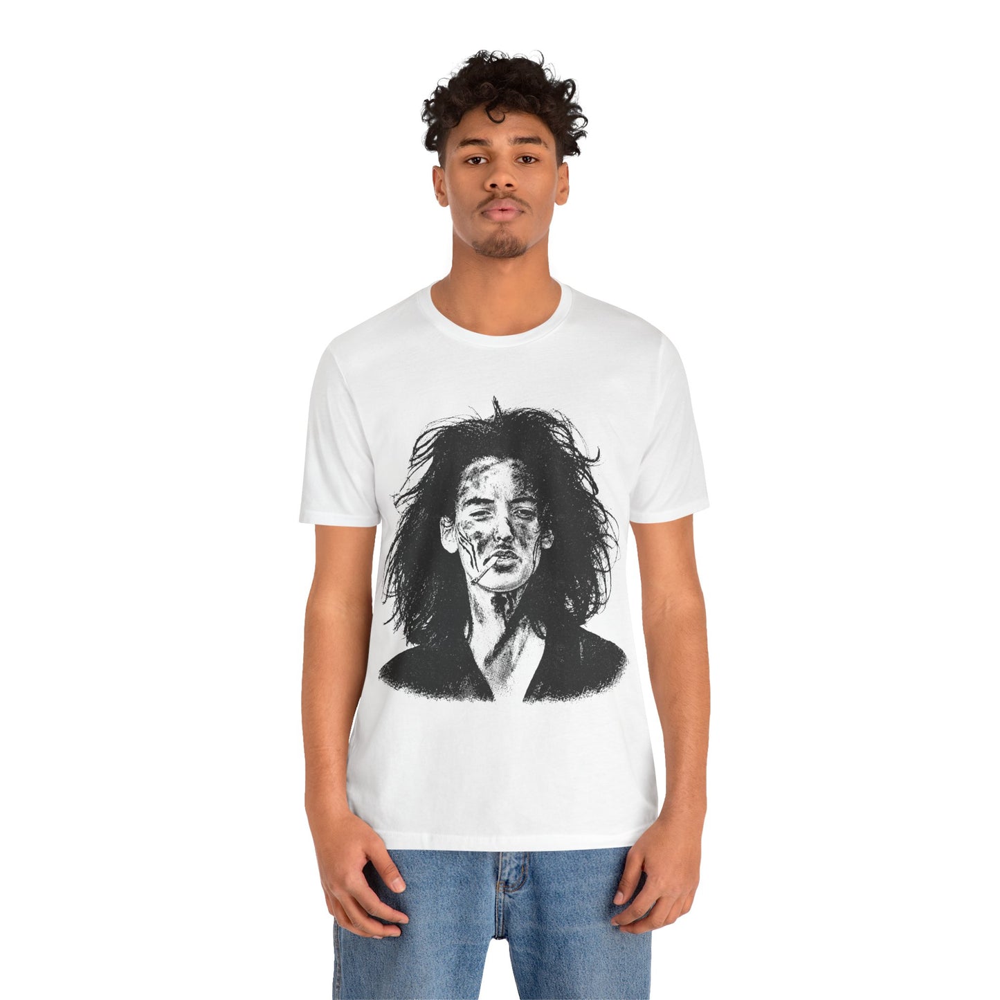 Veronica Sawyer (Heathers/Graphic with Vintage Print Effect/Winona Ryder)