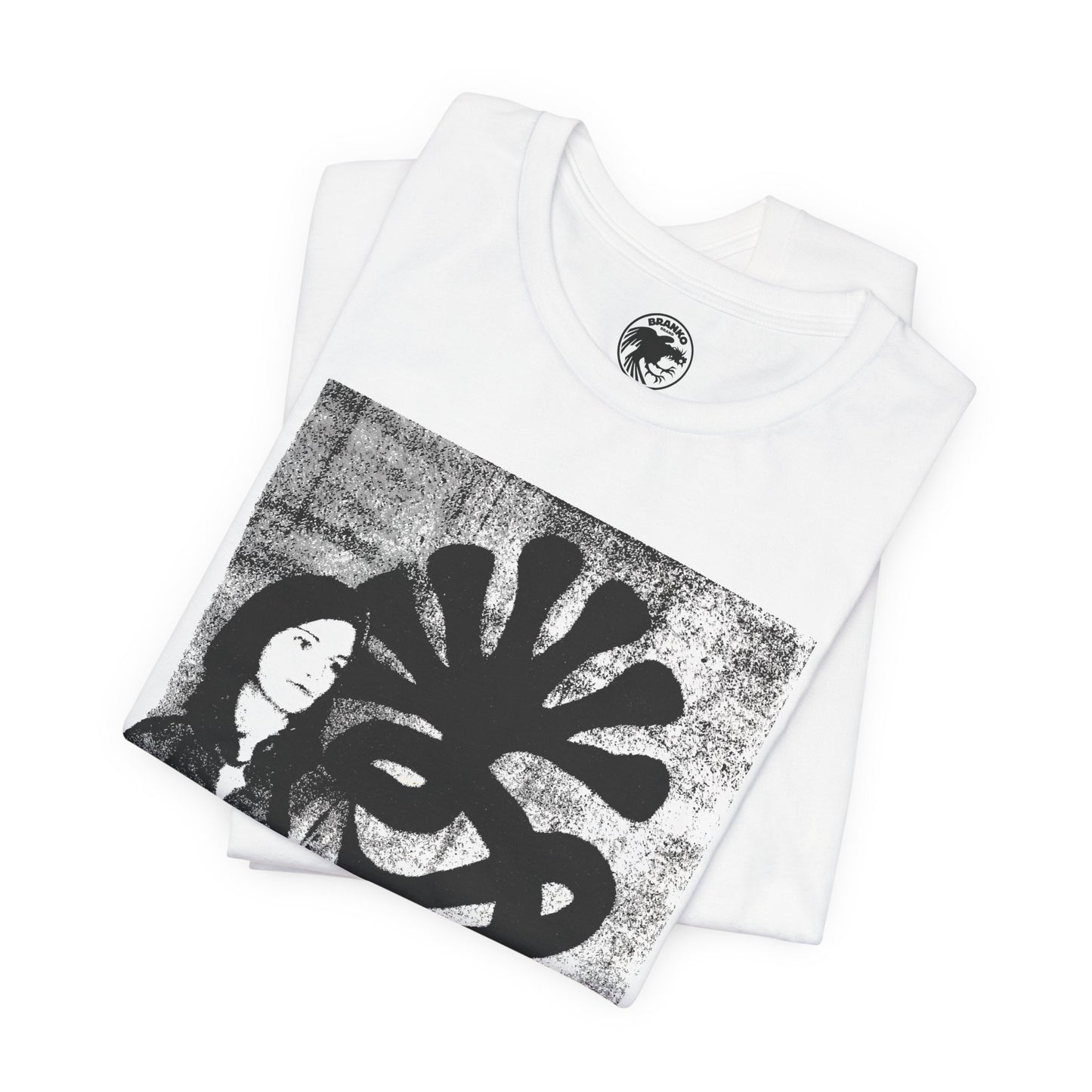 Patty Hearst as "Tania" (Graphic with Vintage Print Effect)