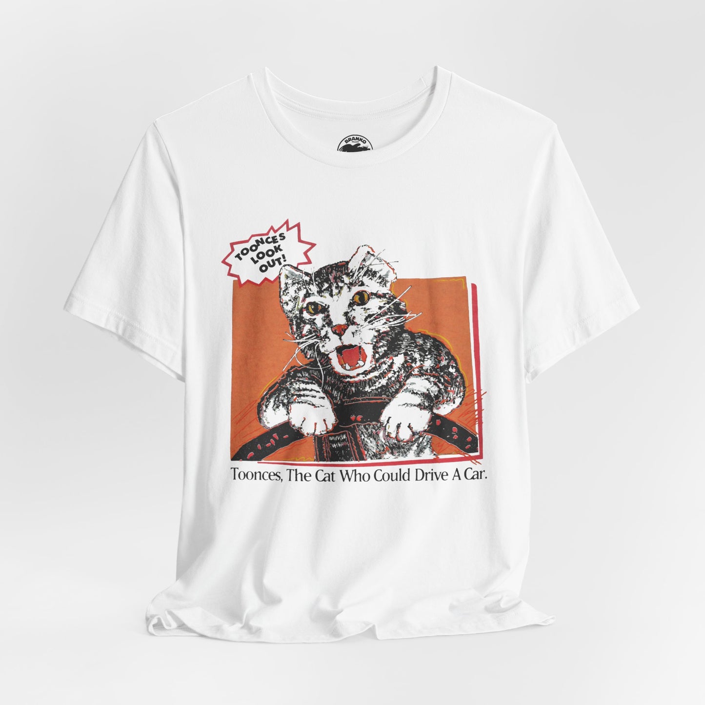 Toonces the Driving Cat (Replica SNL Promo Tee/Late 80's Early 90's)