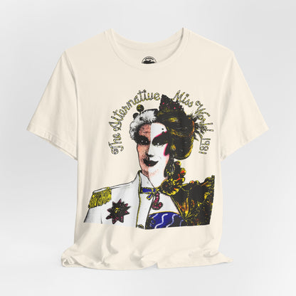 Alternative Miss World (Replica 1981 Souvenir Tee with Vintage Print Effect)