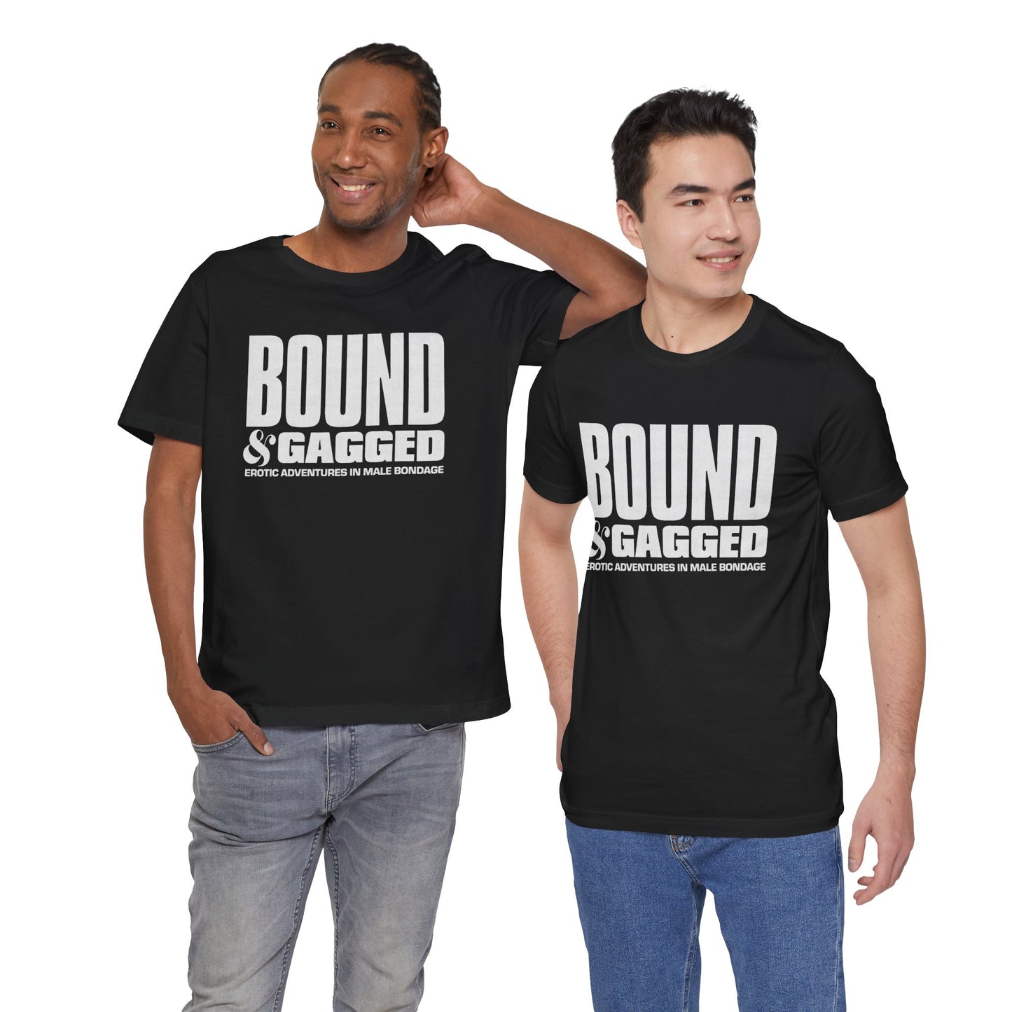 Bound & Gagged (Replica Promo T-Shirt/Male Bondage Magazine)