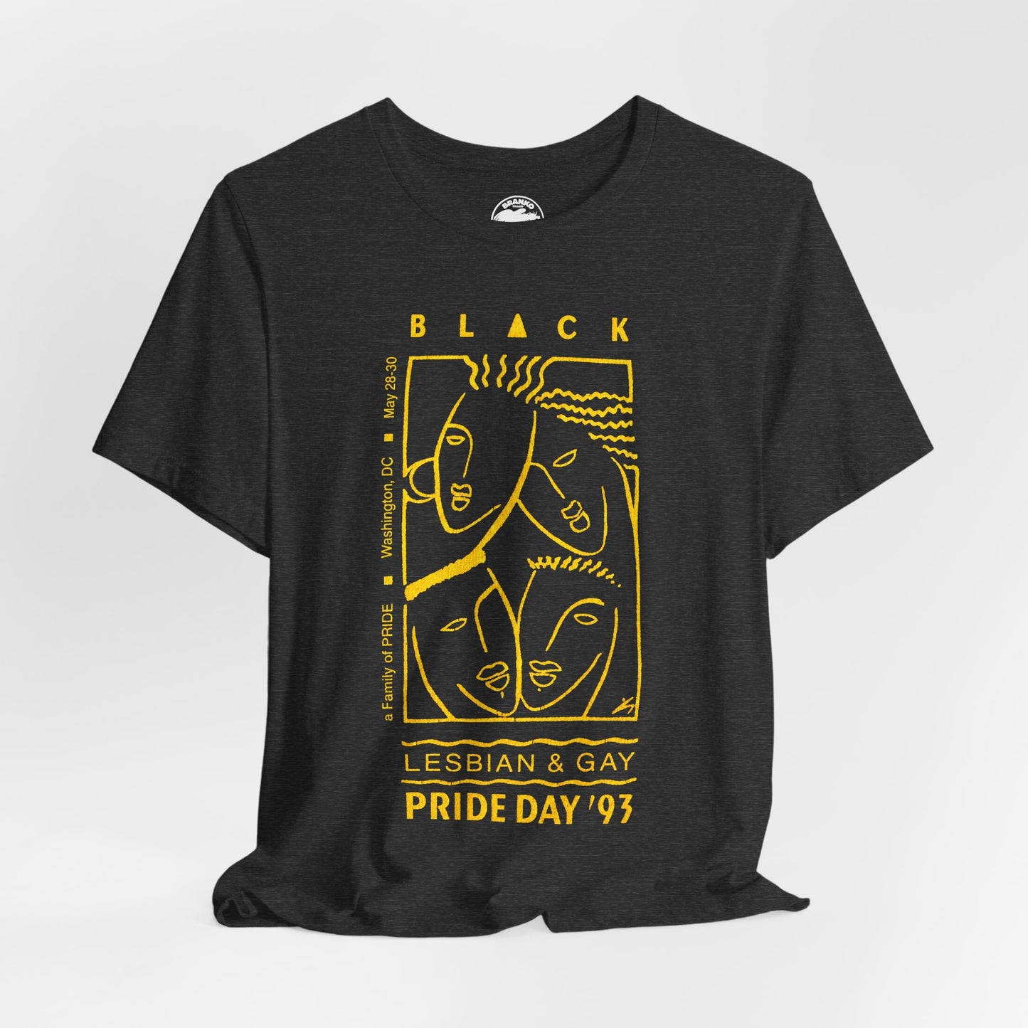 1993 Black Lesbian & Gay Pride Day (Replica D.C. Pride Shirt/Black Pride)