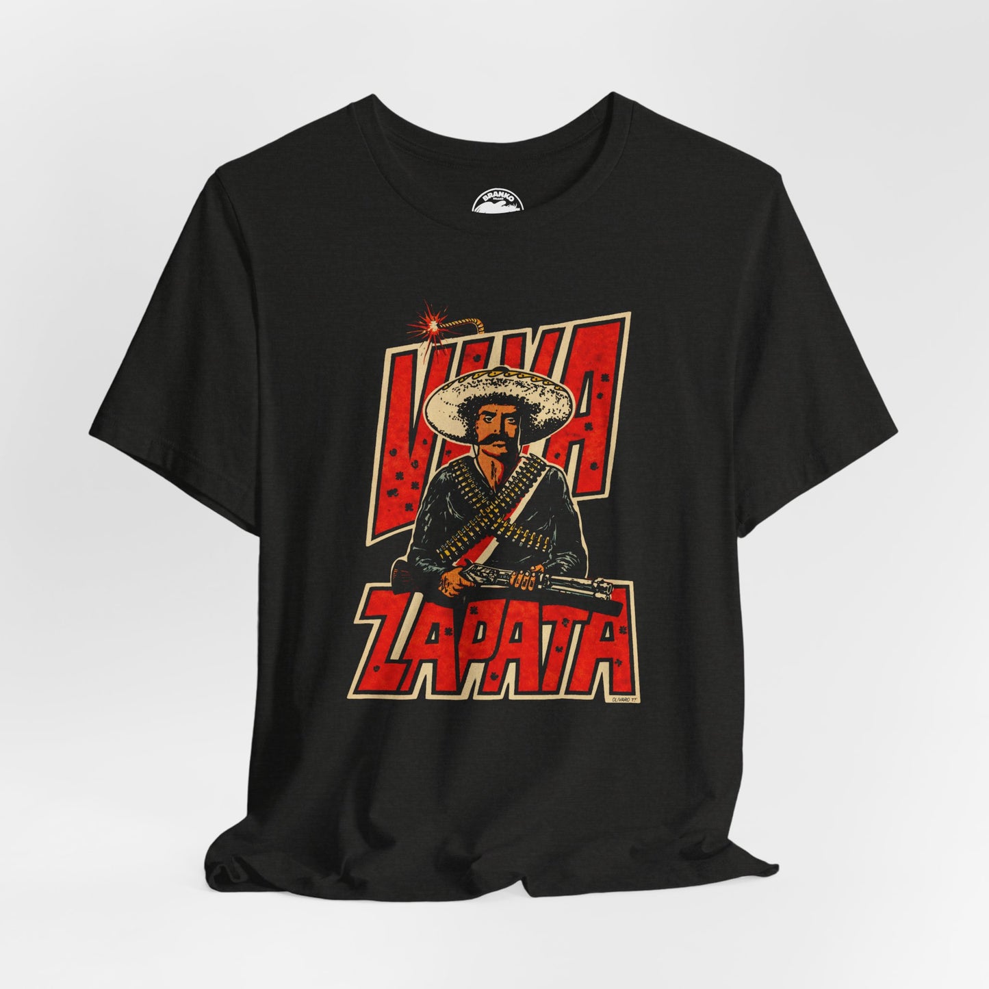 Viva Zapata (Replica 70's Protest Tee with Vintage Print Effect)