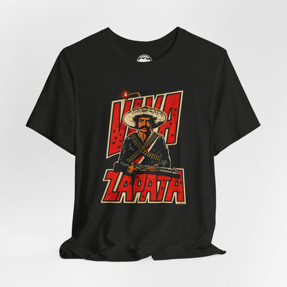 Viva Zapata (Replica 70's Protest Tee with Vintage Print Effect)