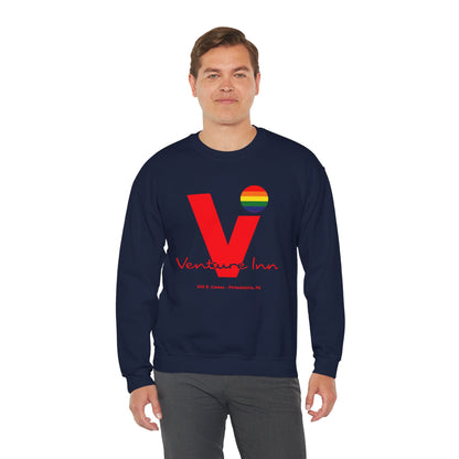 Venture Inn Sweatshirt (Philadelphia Gay Bar/1973-2016/90's Logo with Vintage Print Effect)