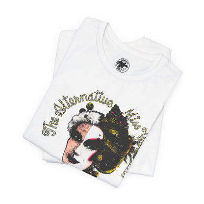 Alternative Miss World (Replica 1981 Souvenir Tee with Vintage Print Effect)