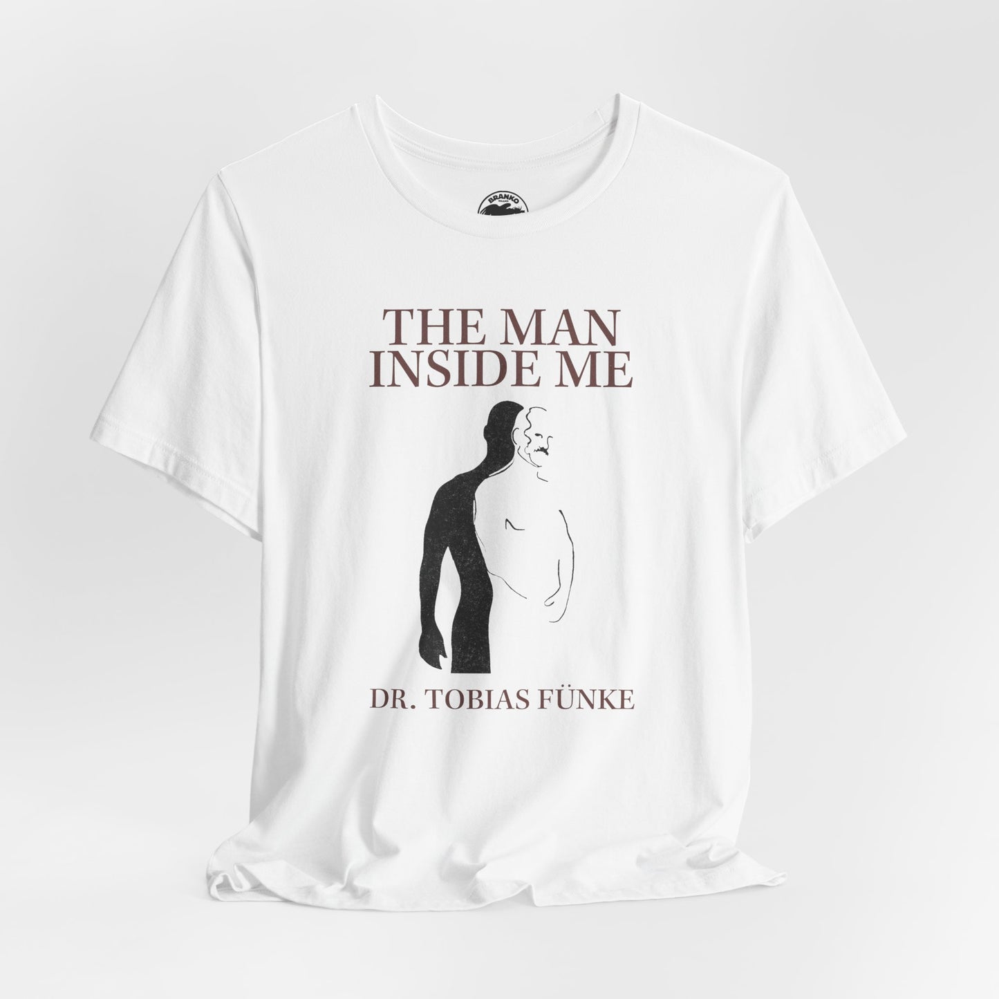 The Man Inside Me by Tobias Fünke (Book Cover Graphic with Vintage Print Effect/Arrested Development)